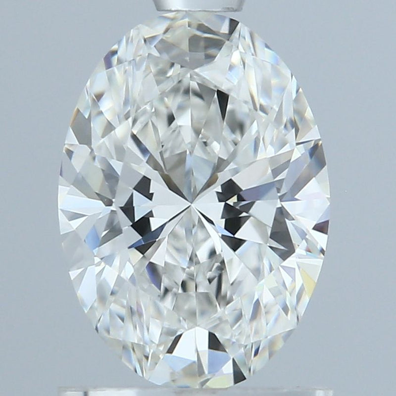 1.02-Carat Oval Shape Lab Grown Diamond, Color : F, Cut : Na, Clarity : VVS2