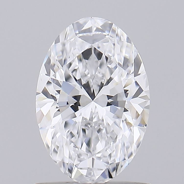 1.01-Carat Oval Shape Lab Grown Diamond, Color : E, Cut : Na, Clarity : IF