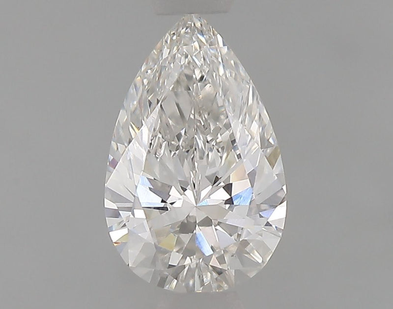 0.67-Carat Pear Shape Lab Grown Diamond, Color : F, Cut : Na, Clarity : VS1