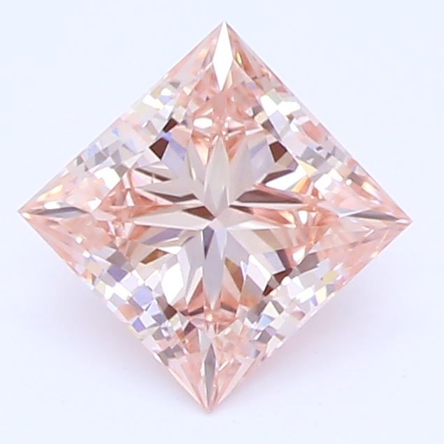 0.56-Carat Princess Shape Lab Grown Diamond, Cut : NA, Clarity : SI2
