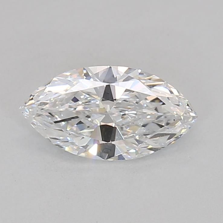 0.31-Carat Marquise Shape Lab Grown Diamond, Color : D, Cut : Na, Clarity : VS2