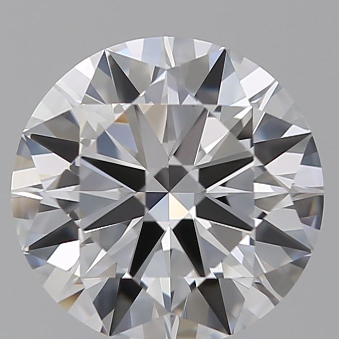 1.5-Carat Round Shape Lab Grown Diamond, Color : E, Cut : Excellent, Clarity : VVS2