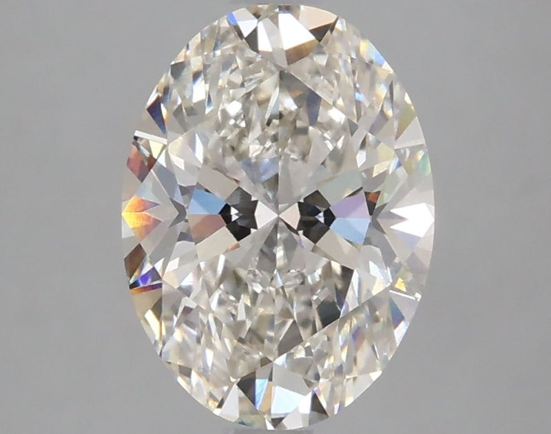 2.12-Carat Oval Shape Lab Grown Diamond, Color : H, Cut : Na, Clarity : VS2