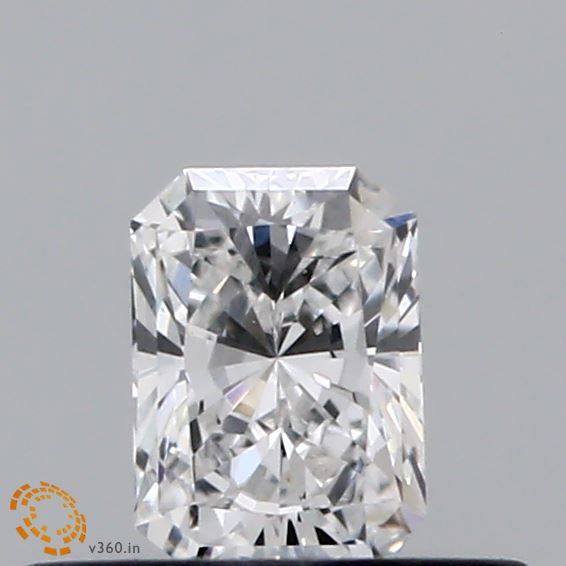 0.32-Carat Radiant Shape Lab Grown Diamond, Color : E, Cut : Na, Clarity : VS1