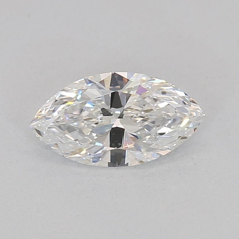 0.38-Carat Marquise Shape Lab Grown Diamond, Color : E, Cut : Na, Clarity : VS1