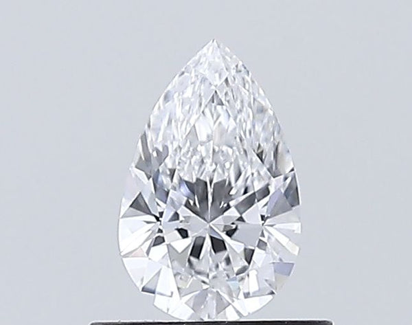 0.5-Carat Pear Shape Lab Grown Diamond, Color : D, Cut : Na, Clarity : VS1