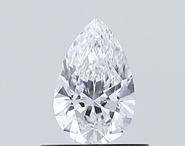 0.5-Carat Pear Shape Lab Grown Diamond, Color : D, Cut : Na, Clarity : VS1