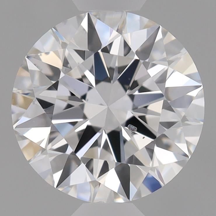 1.12-Carat Round Shape Lab Grown Diamond, Color : E, Cut : Excellent, Clarity : SI1