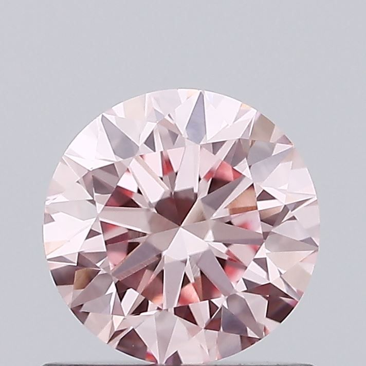 0.64-Carat Round Shape Lab Grown Diamond, Cut : Excellent, Clarity : VVS2