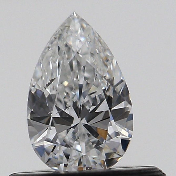 0.32-Carat Pear Shape Lab Grown Diamond, Color : D, Cut : Na, Clarity : SI1