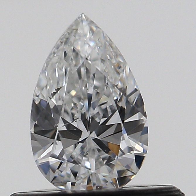 0.32-Carat Pear Shape Lab Grown Diamond, Color : D, Cut : Na, Clarity : SI1