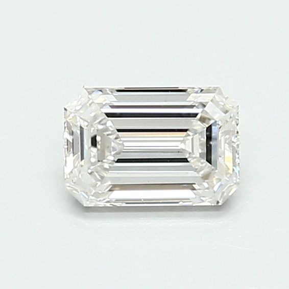 0.6-Carat Emerald Shape Lab Grown Diamond, Color : E, Cut : Na, Clarity : VS2