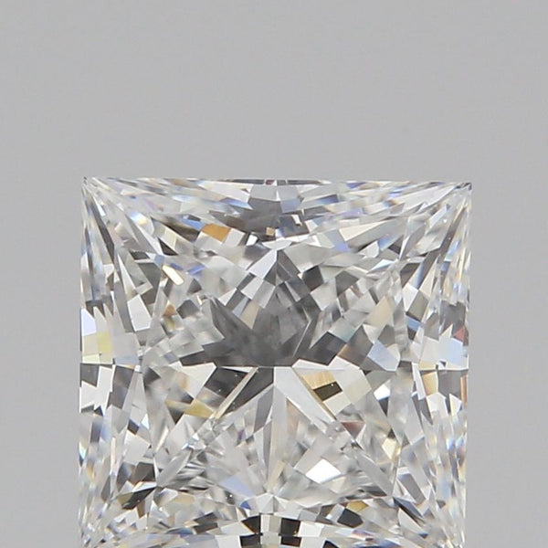 2.06-Carat Princess Shape Lab Grown Diamond, Color : E, Cut : Na, Clarity : VS1