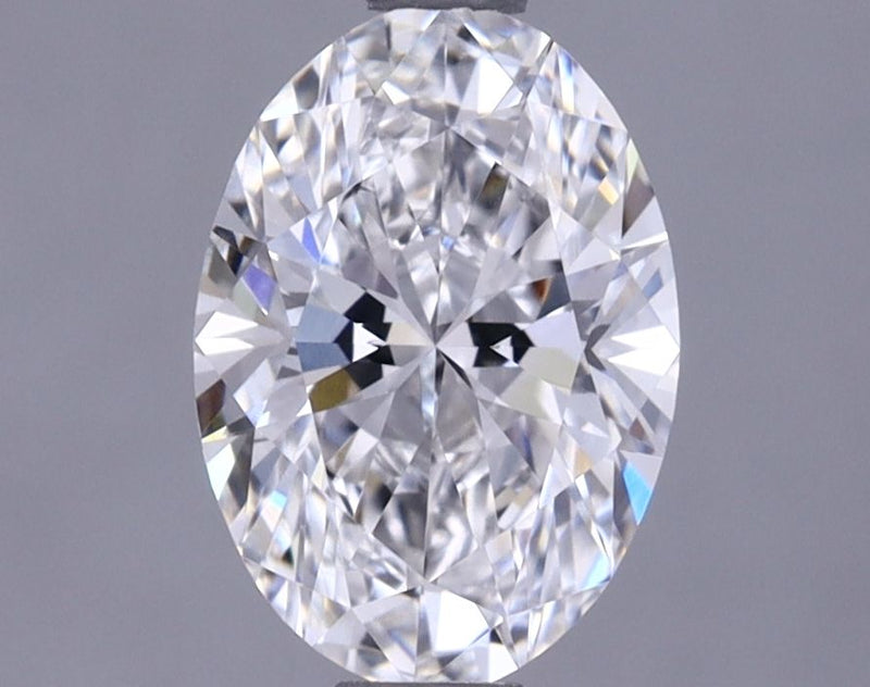 1.22-Carat Oval Shape Lab Grown Diamond, Color : E, Cut : Na, Clarity : VVS2
