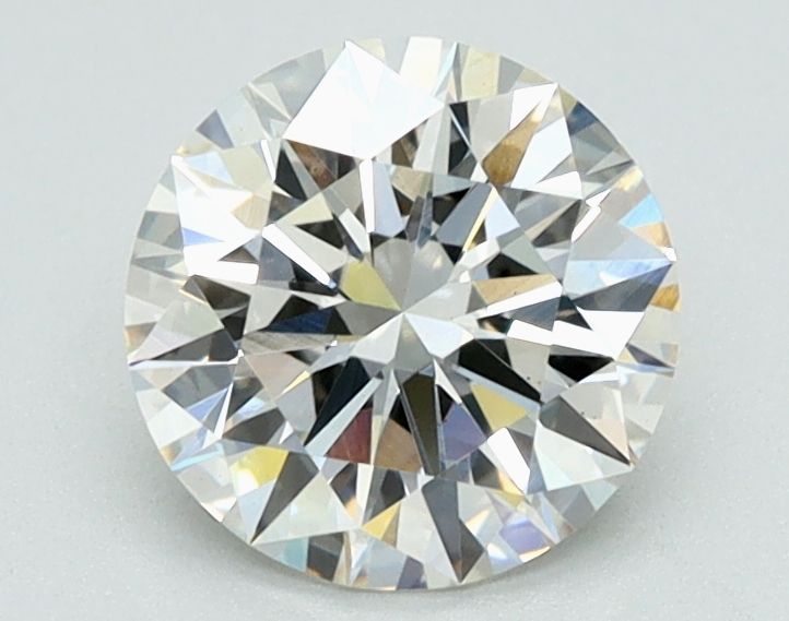 1.09-Carat Round Shape Lab Grown Diamond, Color : H, Cut : Ideal, Clarity : VS1