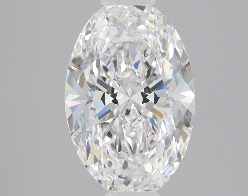 2.09-Carat Oval Shape Lab Grown Diamond, Color : E, Cut : Na, Clarity : VVS2