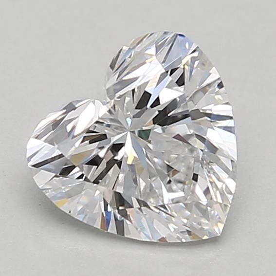 0.79-Carat Heart Shape Lab Grown Diamond, Color : D, Cut : Na, Clarity : VVS2