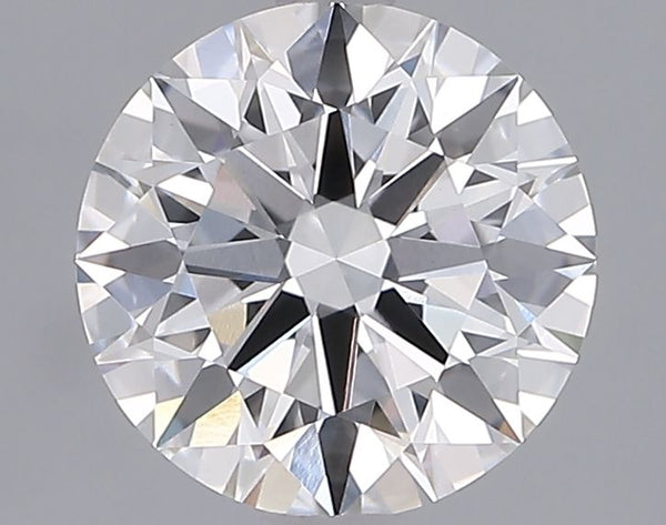 2.05-Carat Round Shape Lab Grown Diamond, Color : D, Cut : Ideal, Clarity : VVS2