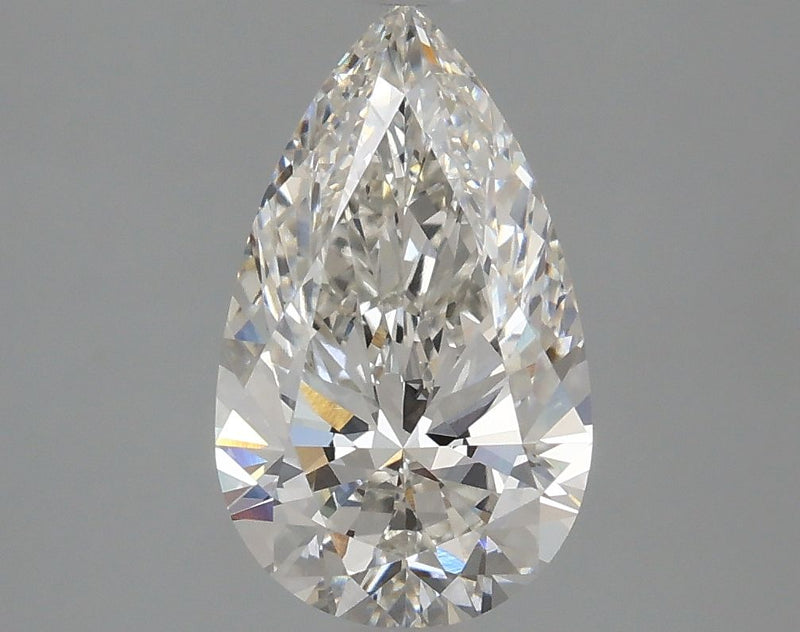 2.14-Carat Pear Shape Lab Grown Diamond, Color : G, Cut : Na, Clarity : VVS2