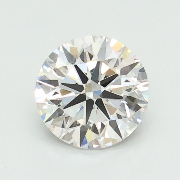 0.91-Carat Round Shape Lab Grown Diamond, Color : D, Cut : Ideal, Clarity : VS1