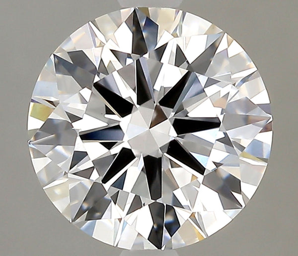 2.07-Carat Round Shape Lab Grown Diamond, Color : D, Cut : Ideal, Clarity : VVS2