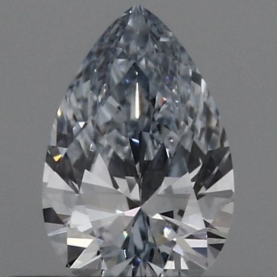 0.32-Carat Pear Shape Lab Grown Diamond, Color : G, Cut : Na, Clarity : VVS2
