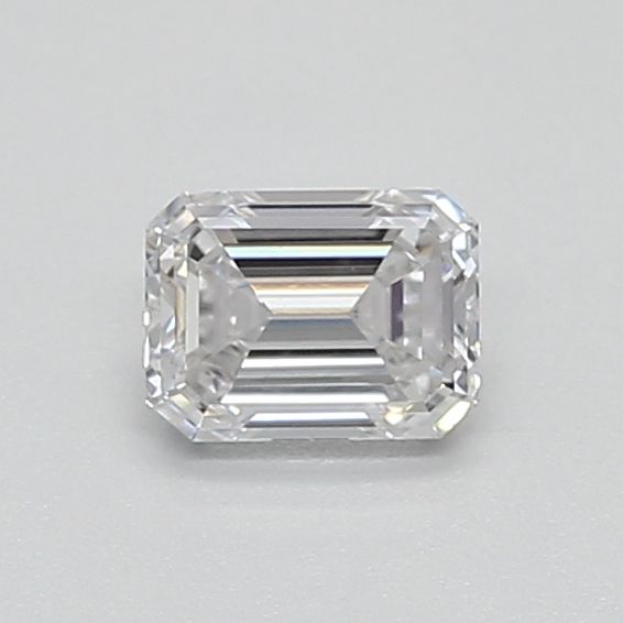 0.33-Carat Emerald Shape Lab Grown Diamond, Color : E, Cut : Na, Clarity : VS1