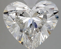 3.11-Carat Heart Shape Lab Grown Diamond, Color : G, Cut : Na, Clarity : VS2