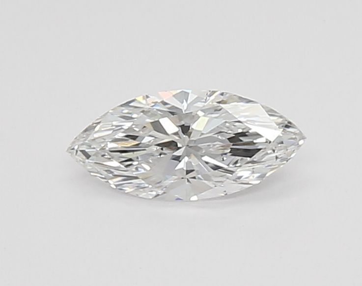 0.47-Carat Marquise Shape Lab Grown Diamond, Color : E, Cut : Na, Clarity : VS1