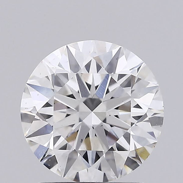 2.03-Carat Round Shape Lab Grown Diamond, Color : F, Cut : Ideal, Clarity : VS2