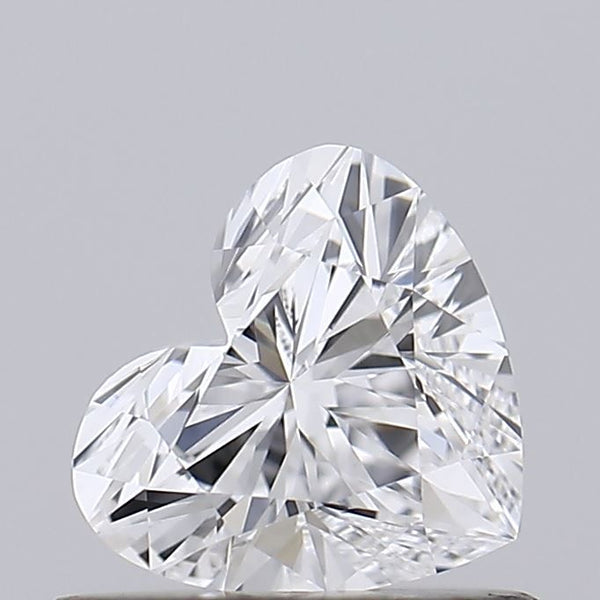 0.54-Carat Heart Shape Lab Grown Diamond, Color : D, Cut : Na, Clarity : VVS1