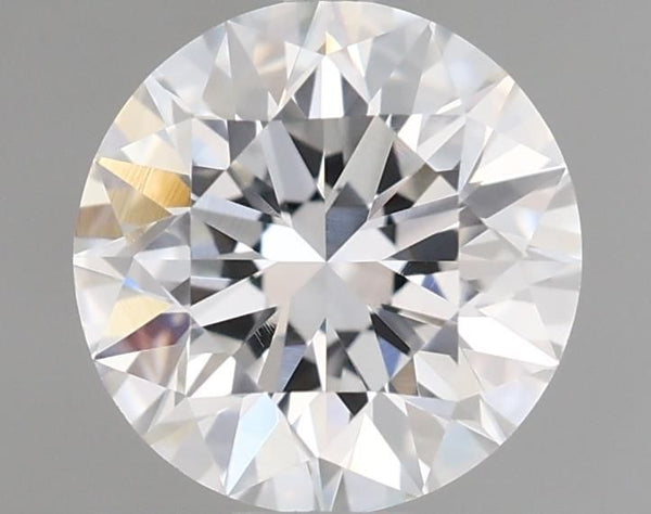 0.76-Carat Round Shape Lab Grown Diamond, Color : D, Cut : Very Good, Clarity : VVS2