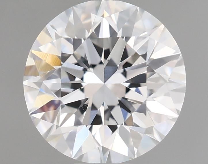 0.76-Carat Round Shape Lab Grown Diamond, Color : D, Cut : Very Good, Clarity : VVS2