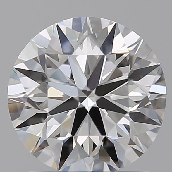 1.25-Carat Round Shape Lab Grown Diamond, Color : E, Cut : Excellent, Clarity : VVS2