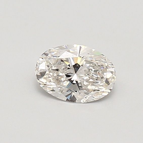 0.45-Carat Oval Shape Lab Grown Diamond, Color : F, Cut : Na, Clarity : SI2
