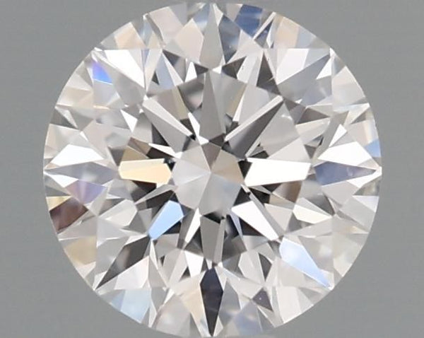 0.56-Carat Round Shape Lab Grown Diamond, Color : D, Cut : Excellent, Clarity : VS1