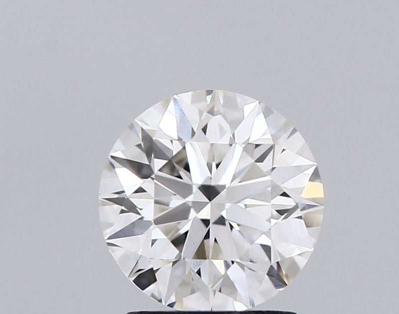 1.49-Carat Round Shape Lab Grown Diamond, Color : F, Cut : Ideal, Clarity : VVS2