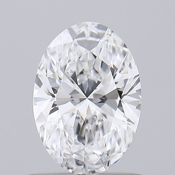 0.76-Carat Oval Shape Lab Grown Diamond, Color : D, Cut : Na, Clarity : VVS1