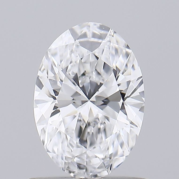 0.76-Carat Oval Shape Lab Grown Diamond, Color : D, Cut : Na, Clarity : VVS1