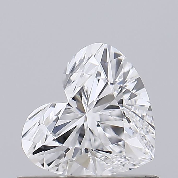 0.54-Carat Heart Shape Lab Grown Diamond, Color : D, Cut : Na, Clarity : VVS1