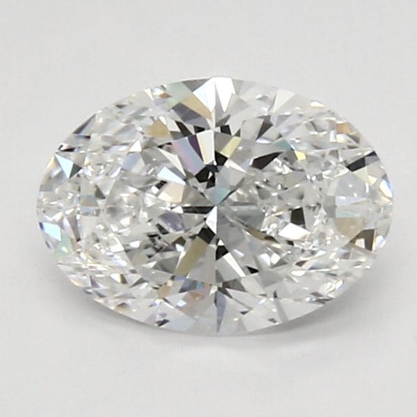 1.01-Carat Oval Shape Lab Grown Diamond, Color : D, Cut : Na, Clarity : IF
