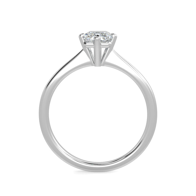 Eco 8 Radiant Cut Diamond Solitaire Ring