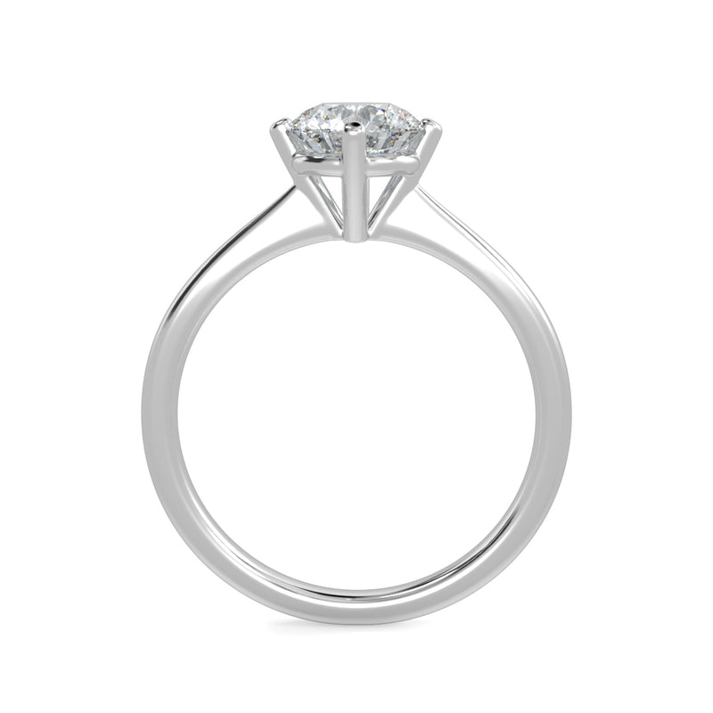 Eco 20 Round Brilliant Cut Solitaire Diamond Ring