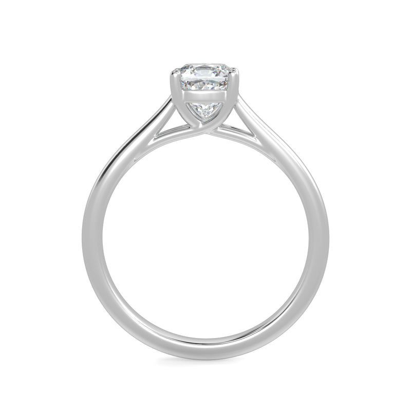 Eco 11 Cushion Cut Solitaire Diamond Ring
