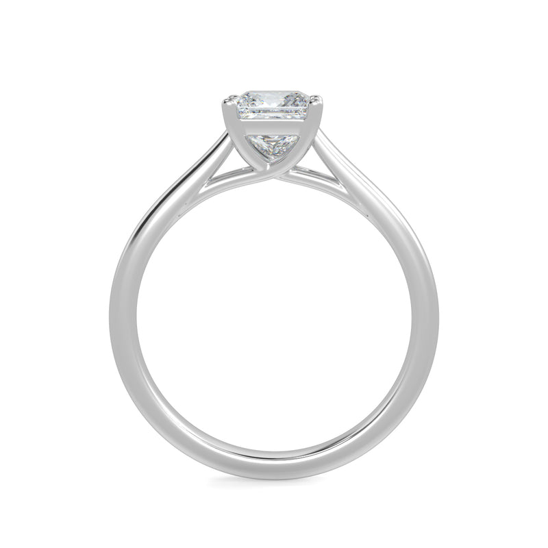 Eco 13 Princess Cut Solitaire Diamond Ring