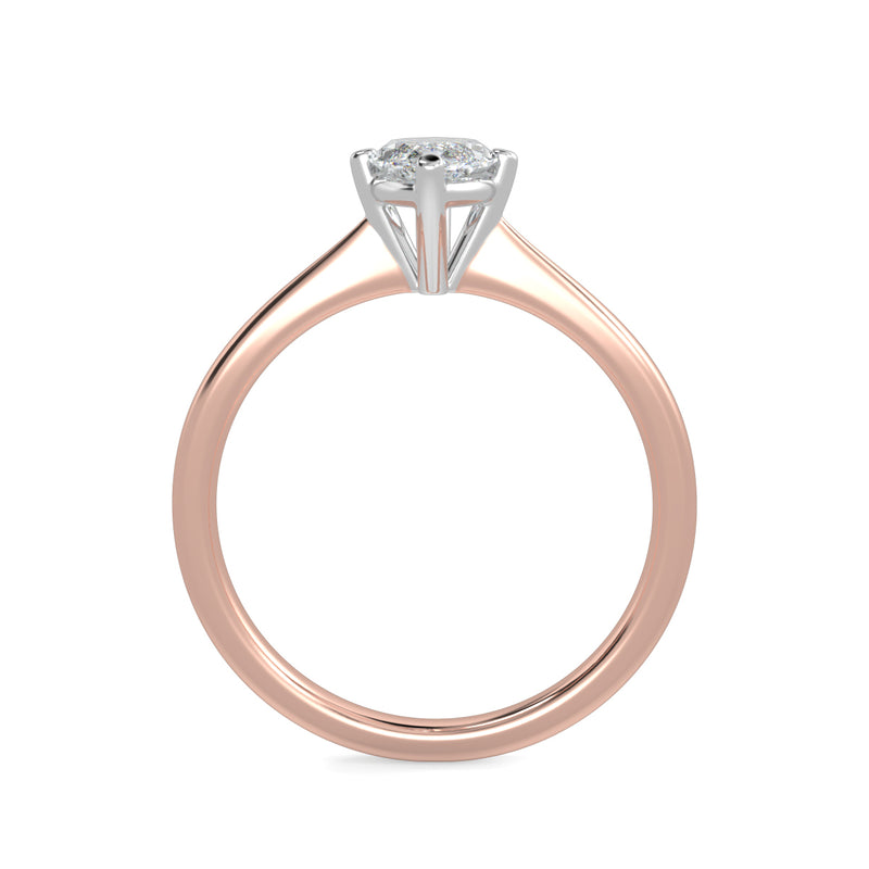 Eco 1 Marquise Cut Diamond Solitaire Ring