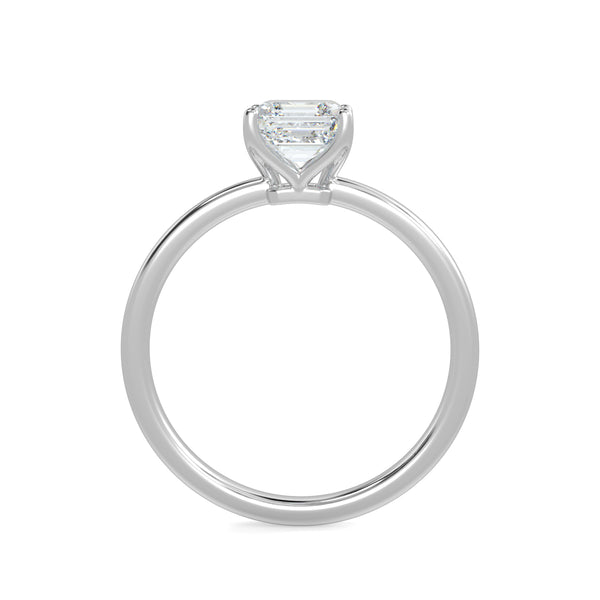 Isabelle Asscher Cut Solitaire Diamond Ring – Eco Lab Diamonds