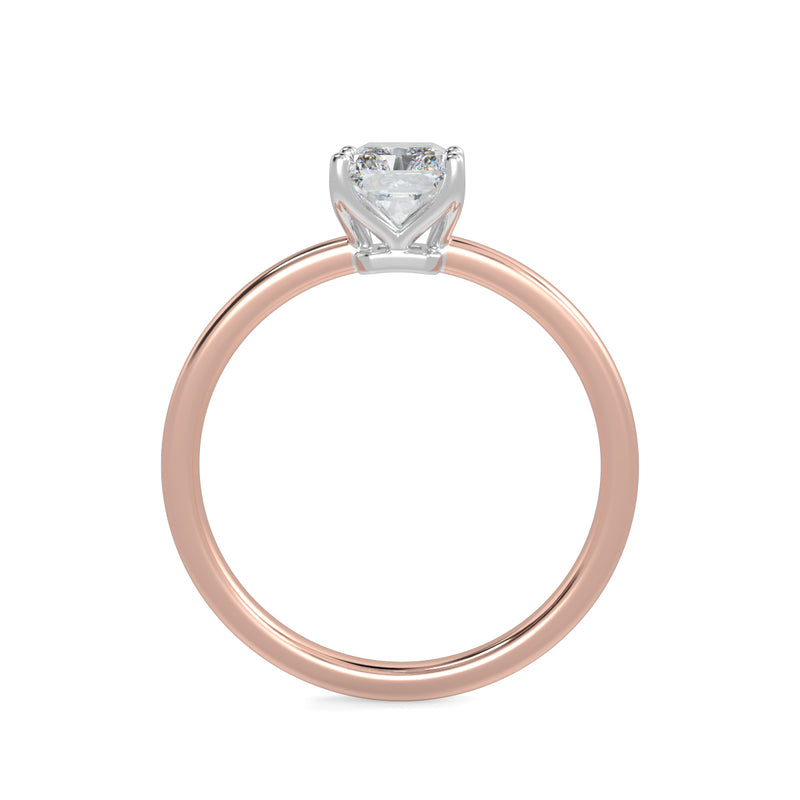Eco 5 Radiant Cut Diamond Solitaire Ring