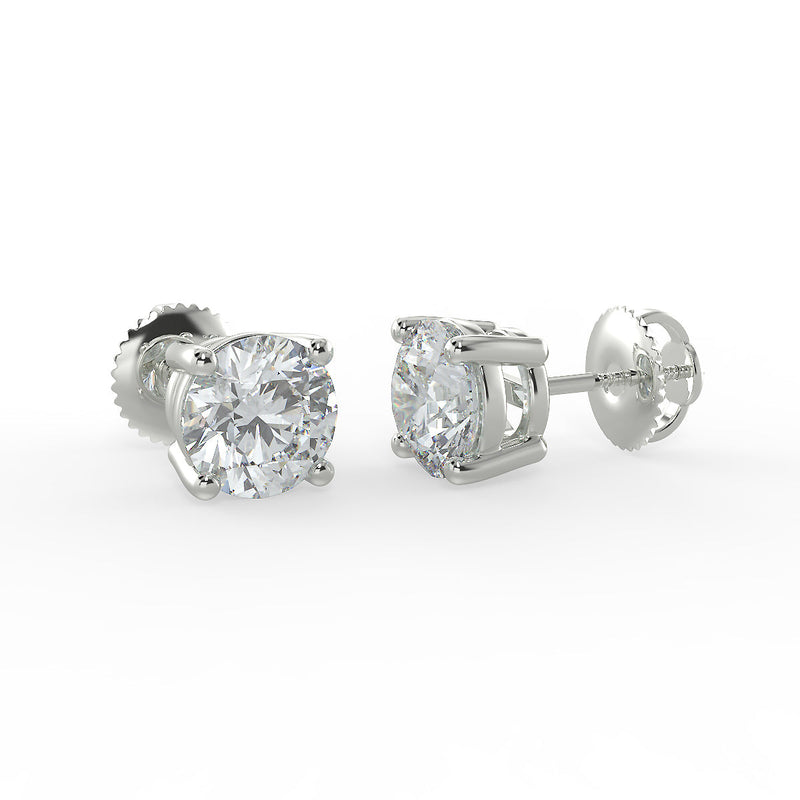 4.00ct Total Diamond Weight Earrings