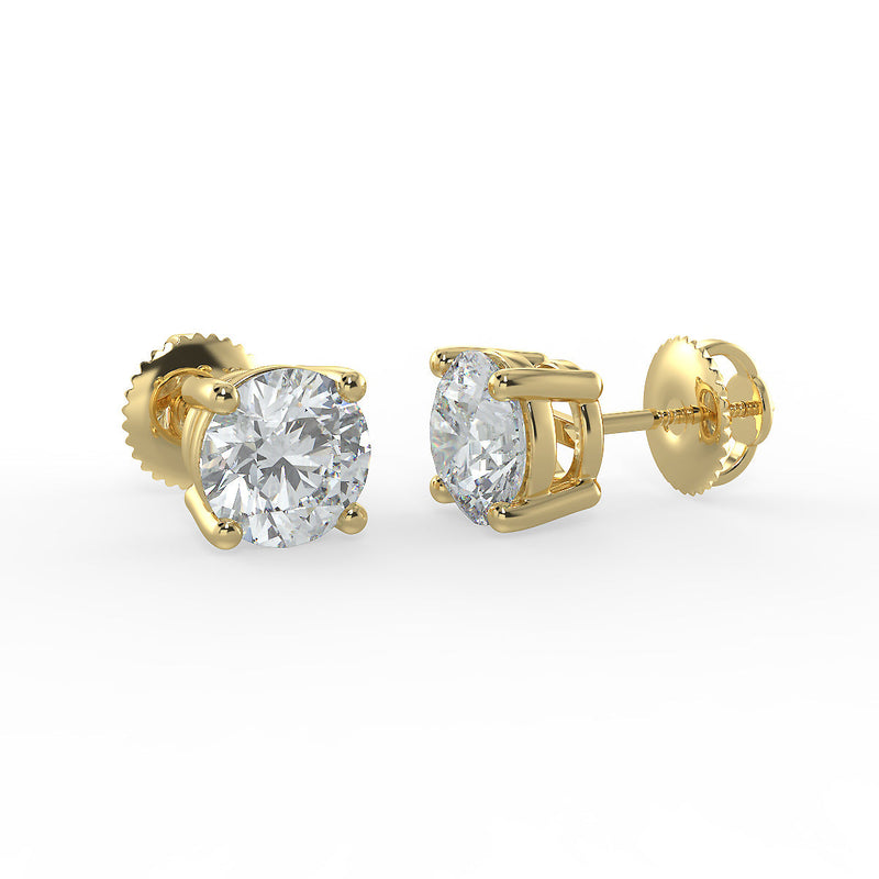 4.00ct Total Diamond Weight Earrings